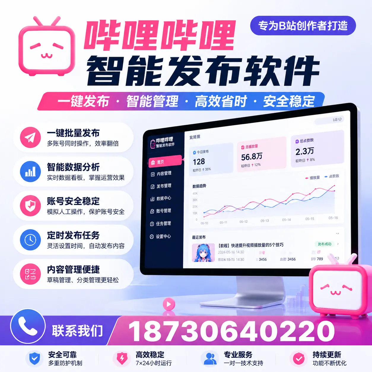 如何选择适合的哔哩哔哩智能发布软件？东城 用户必看